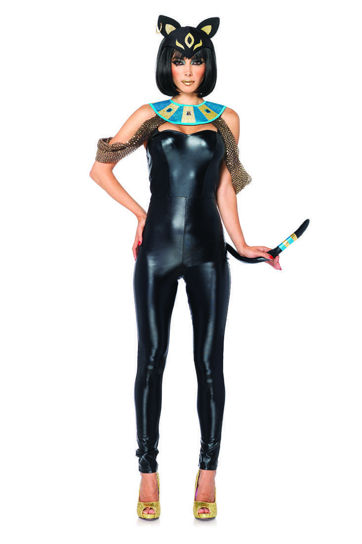 Black 3 Pc. Egyptian Cat Goddess Costume