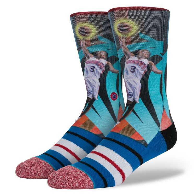 Stance Iverson Trading Card NBA LEGENDS Socks