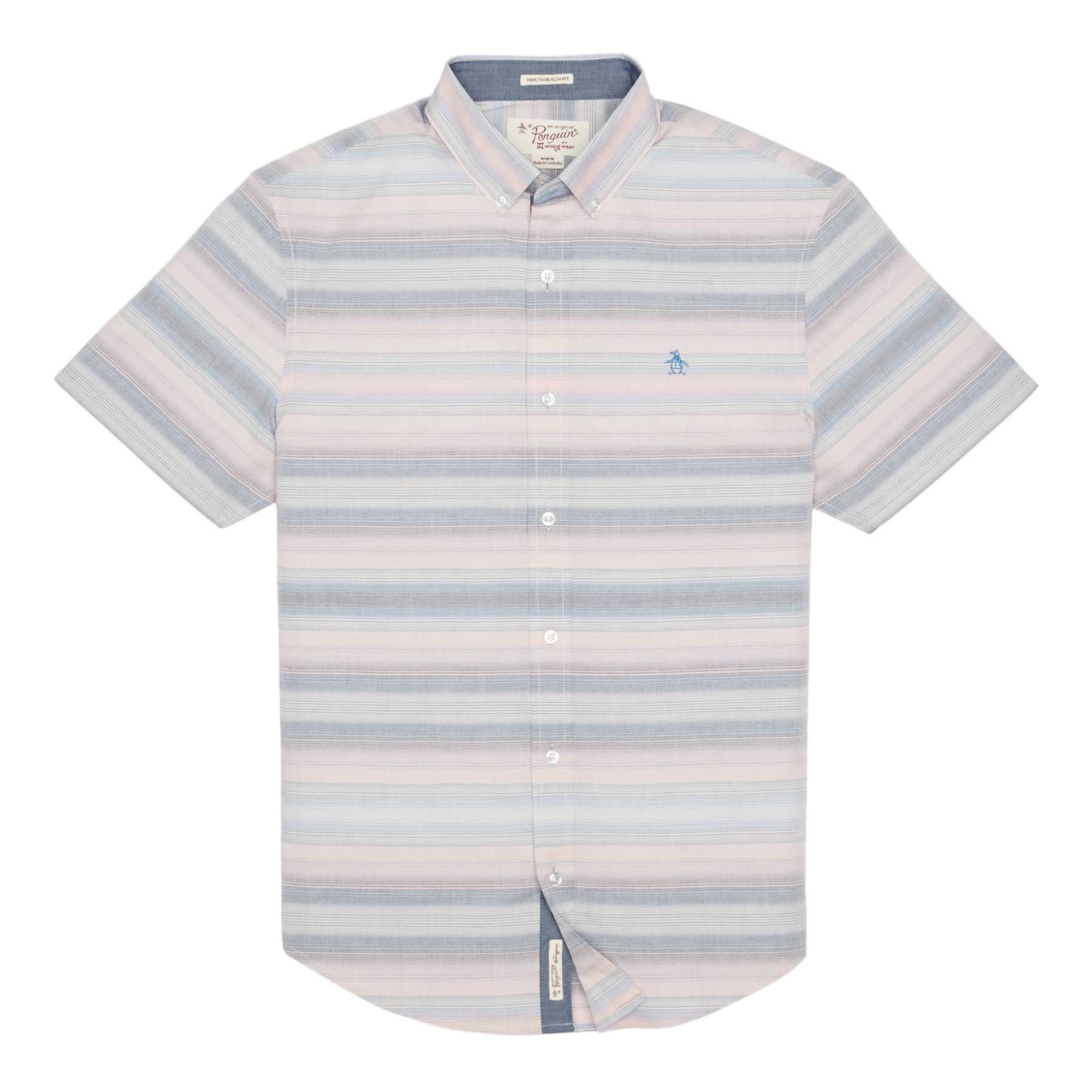 Original Penguin OMBRE STRIPE SHIRT