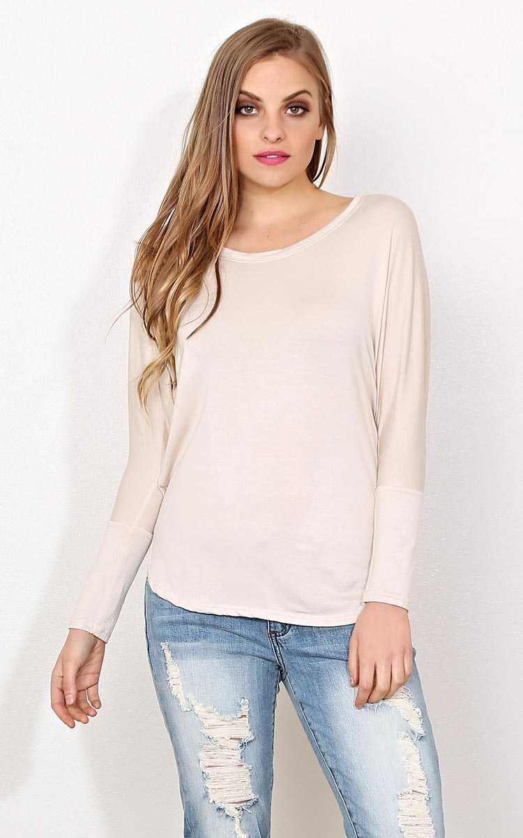 Casual Day Knit Dolman - - Oatmeal in Size by Styles For Less