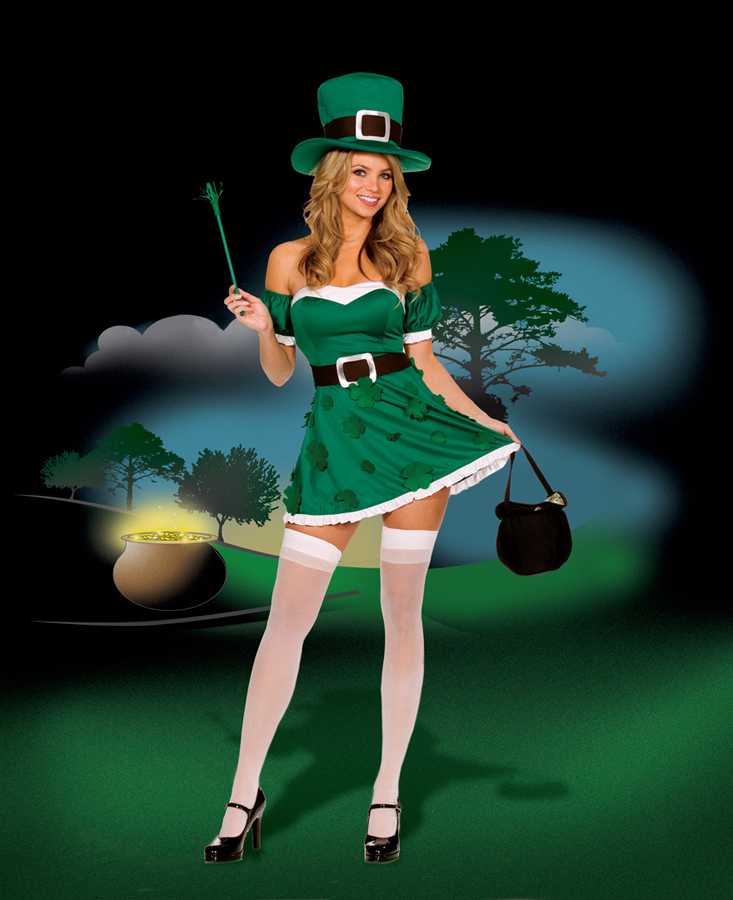 6 Pc. Spank Me Im Irish Costume