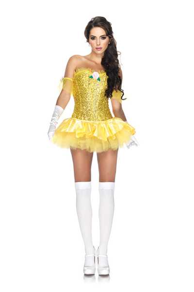 Yellow 3 PC Enchanting Beauty Costume