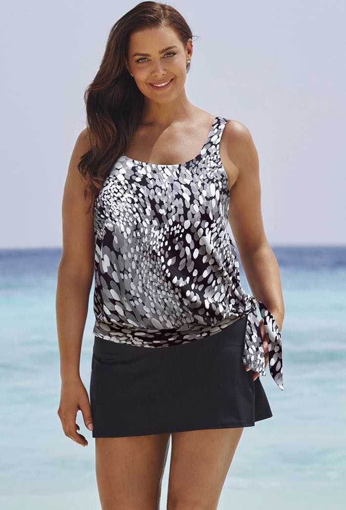 Dew Drops Blouson Skirtini