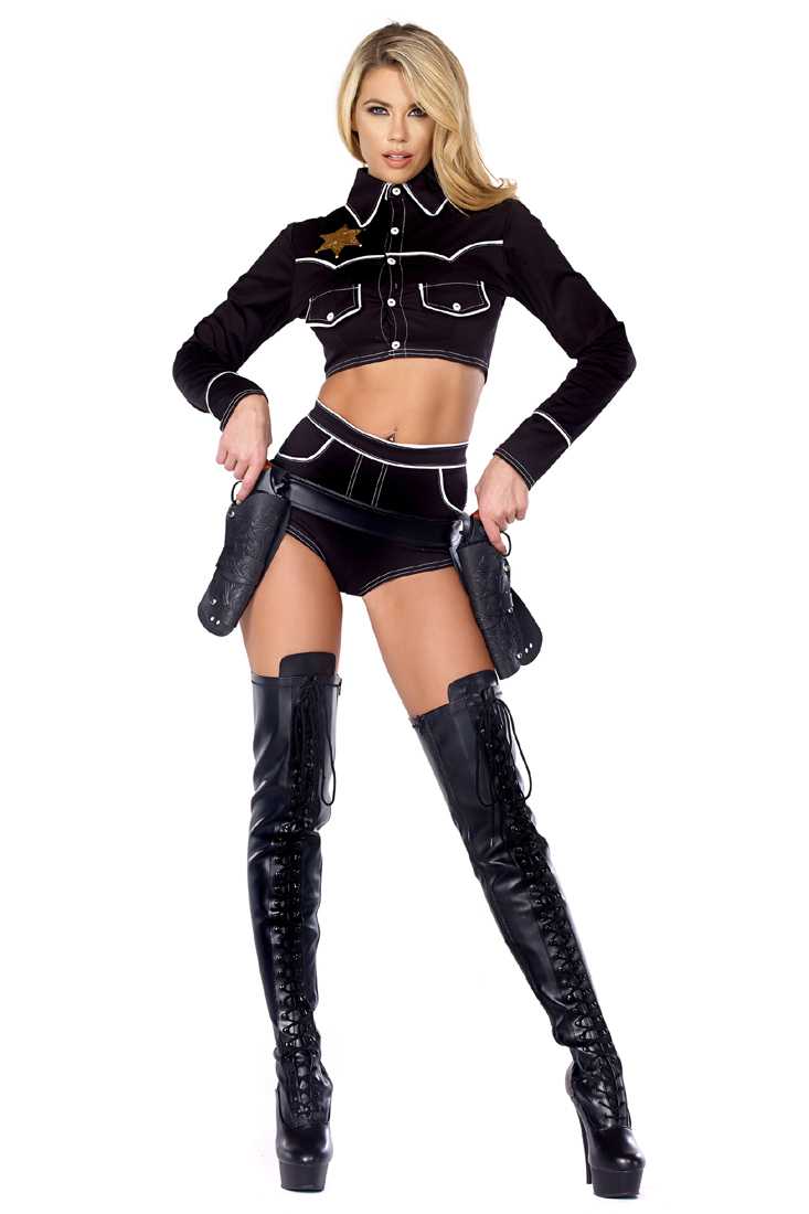 Authority Sexy Shoot Em Down Two Piece Costume
