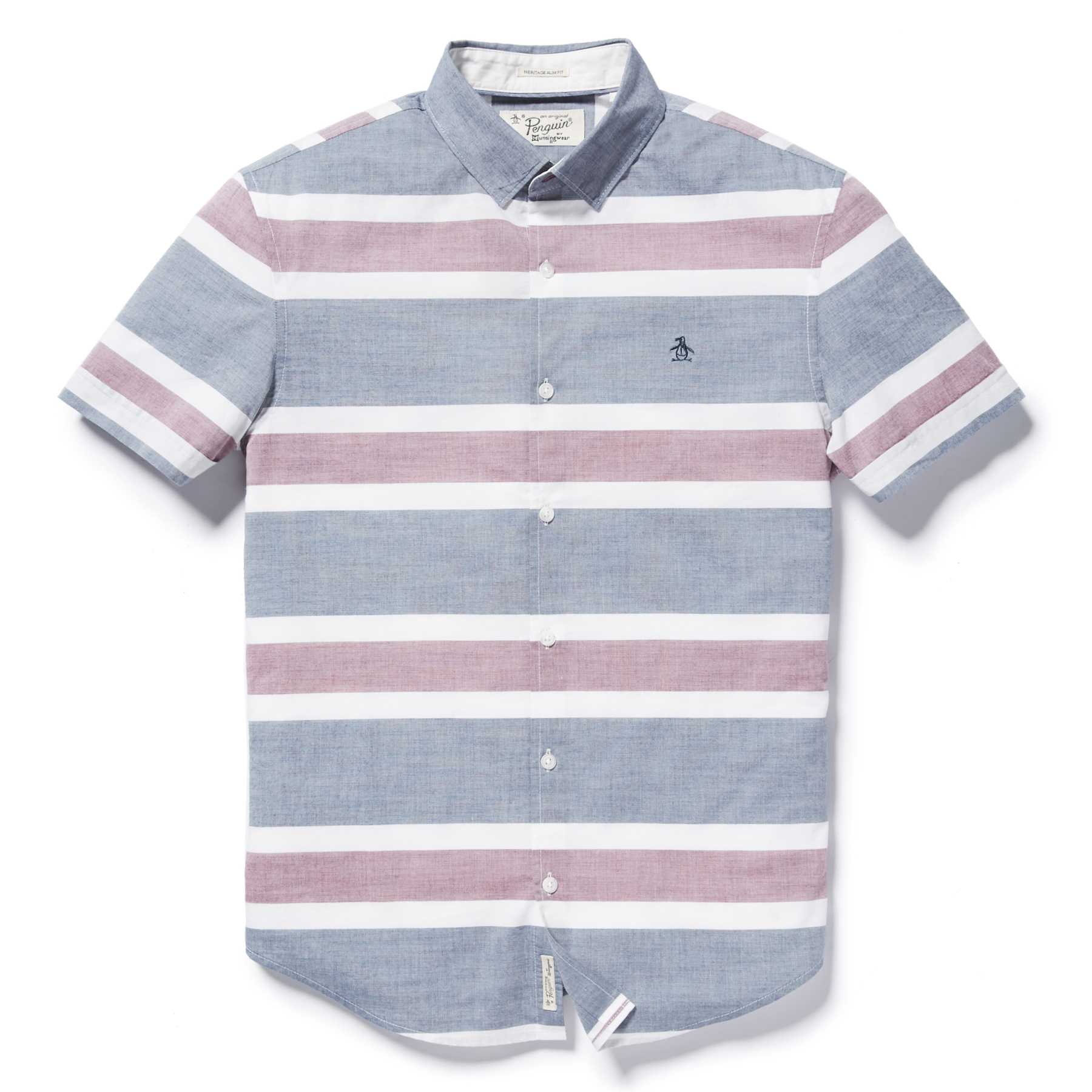 Original Penguin HORIZONTAL WIDE STRIPE SHIRT