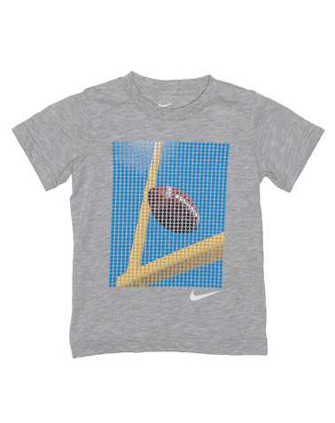 NIKE BOYS Grey Clothing / Short Sleeve T-Shirts L / 6