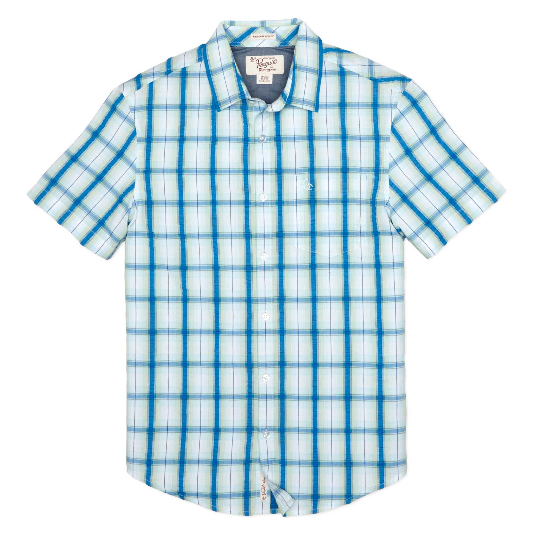 Original Penguin OMBRE PLAID SEERSUCKER SHIRT