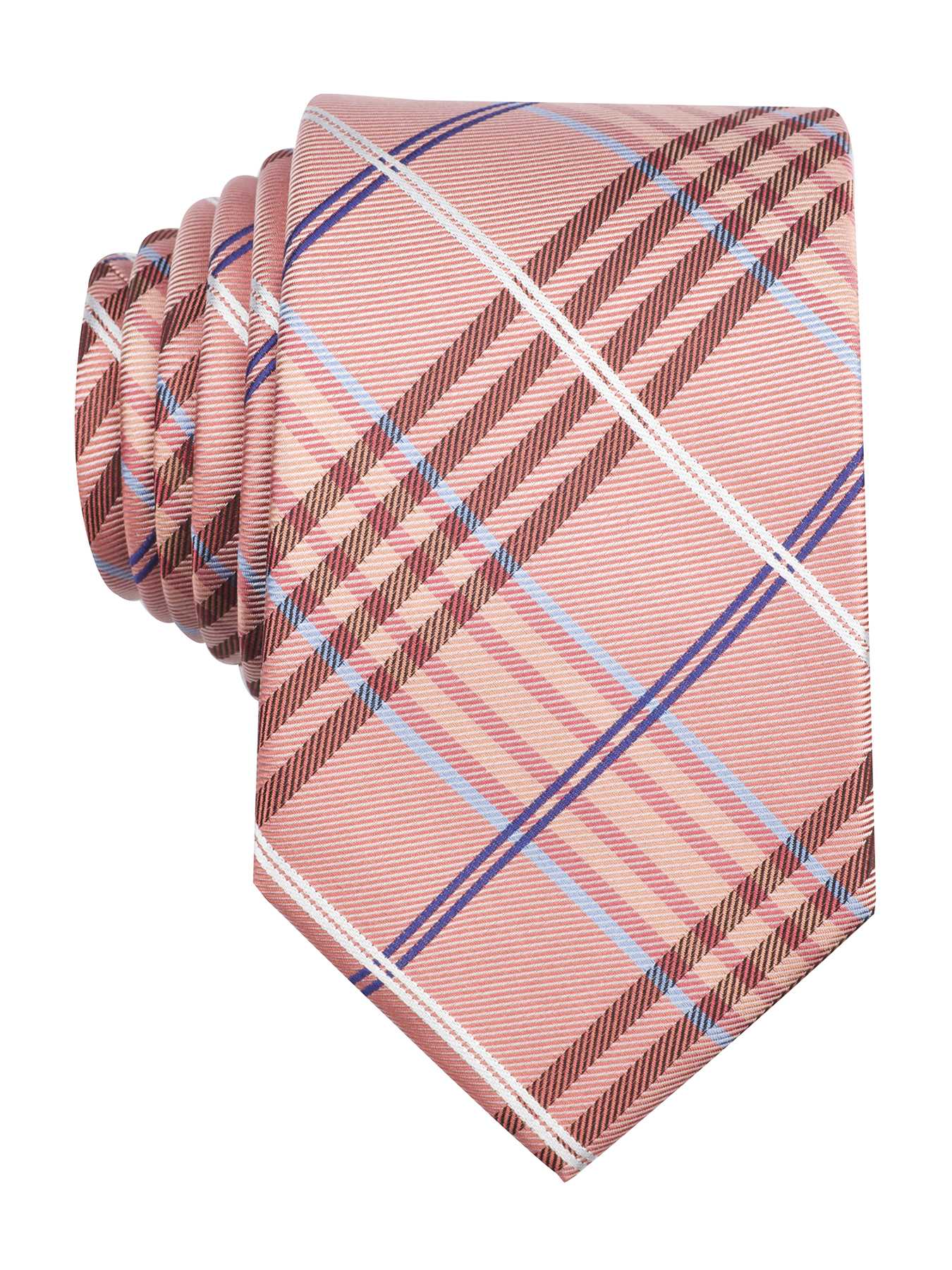 Perry Ellis Kelly Plaid Silk Tie