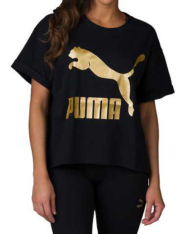 PUMA WOMENS Black Clothing / Tops M