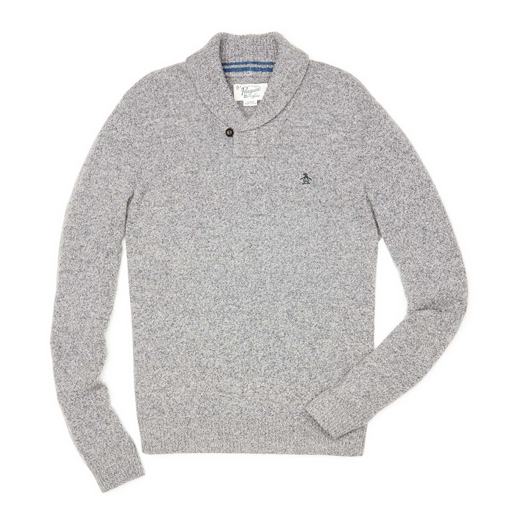 Original Penguin PULL OVER SHAWL SWEATER