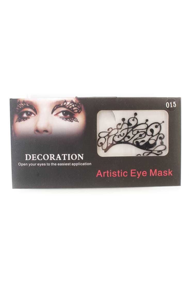 Black Artistic Eye Mask