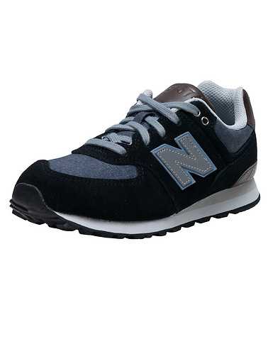NEW BALANCE GIRLS Black Footwear / Sneakers