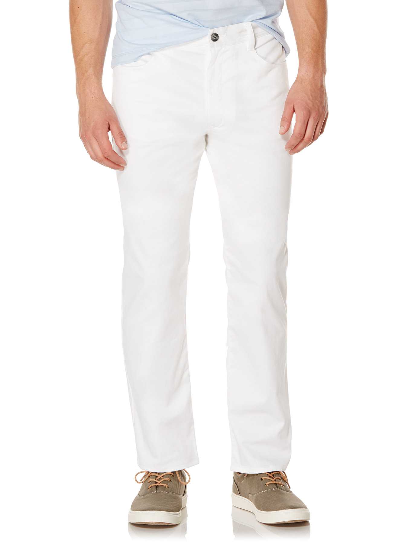 Perry Ellis Regular Fit Sateen Twill Pant