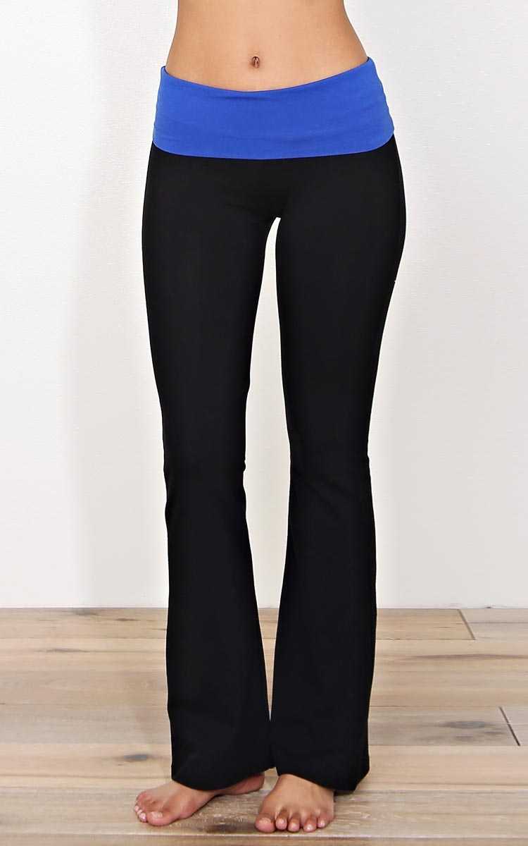 Cool Mood Knit Yoga Pants - SML - Dk Blue in Size Small by Styles For Less