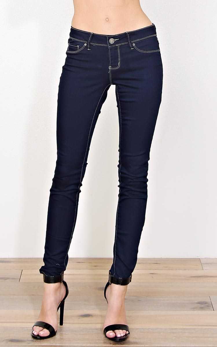 YMI Bailey Denim Skinny Jeans - Rinse Wash in Size by Styles For Less