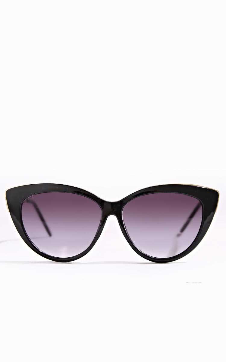 Lori Oversized Cateye Sunglasses - N/S - Black by Styles For Less
