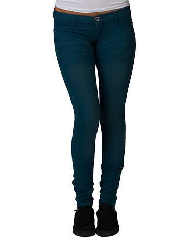 ESSENTIALS WOMENS Dark Green Clothing / Jeans