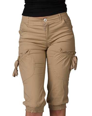 ESSENTIALS WOMENS Beige-Khaki Clothing / Casual Shorts S