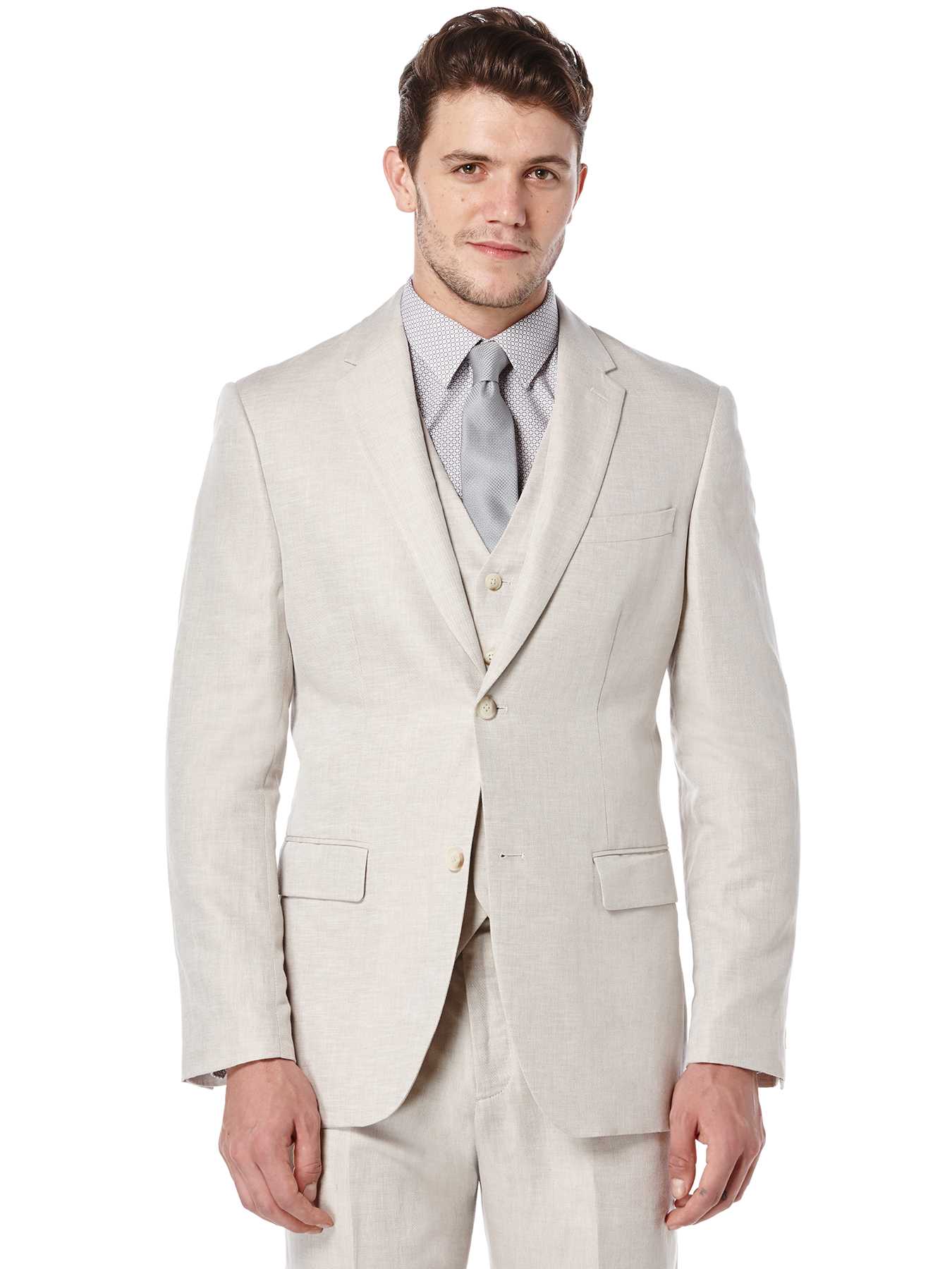 Perry Ellis Big and Tall Linen Twill Suit Jacket