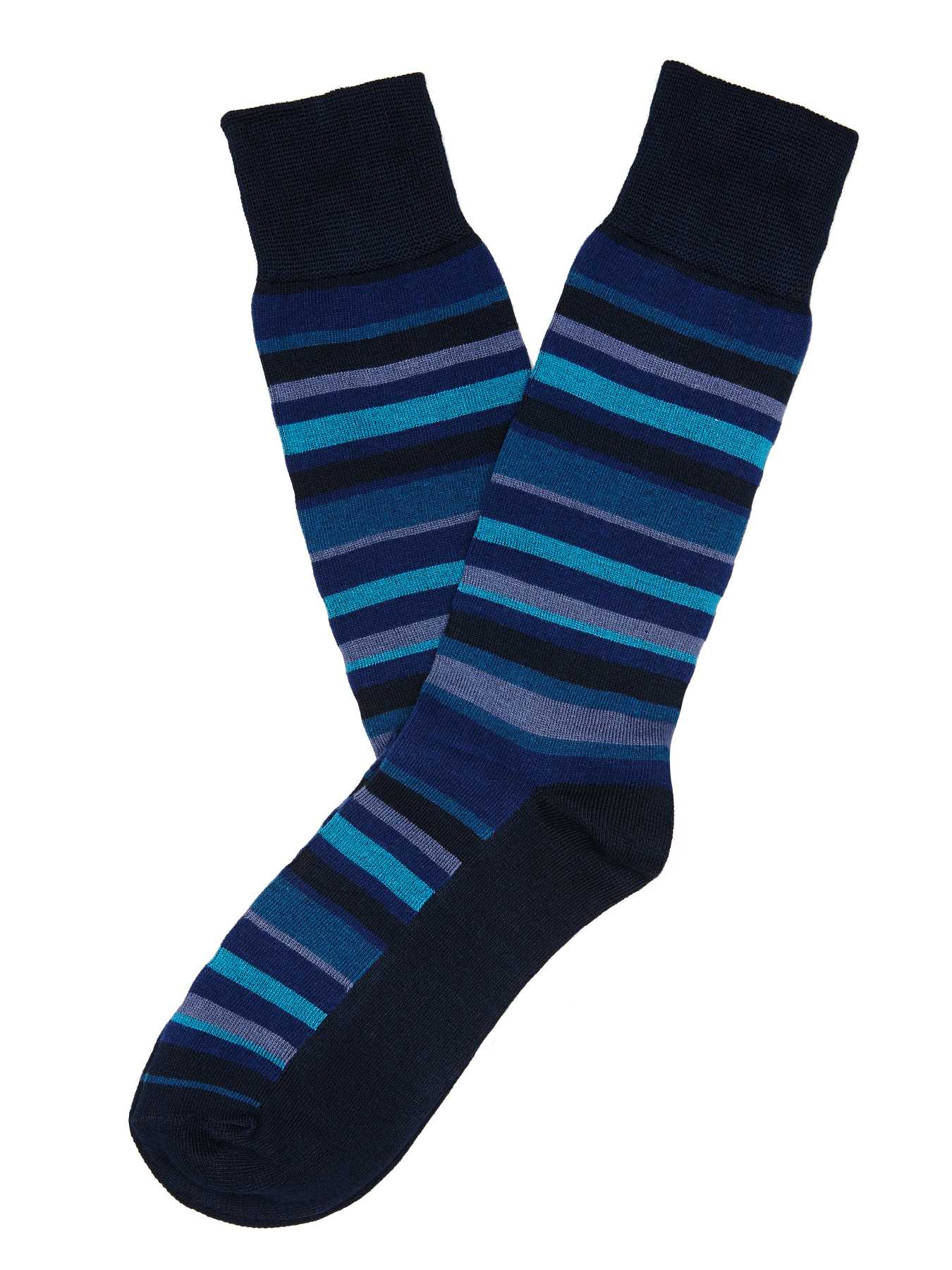 Perry Ellis Variegated Stripe Sock