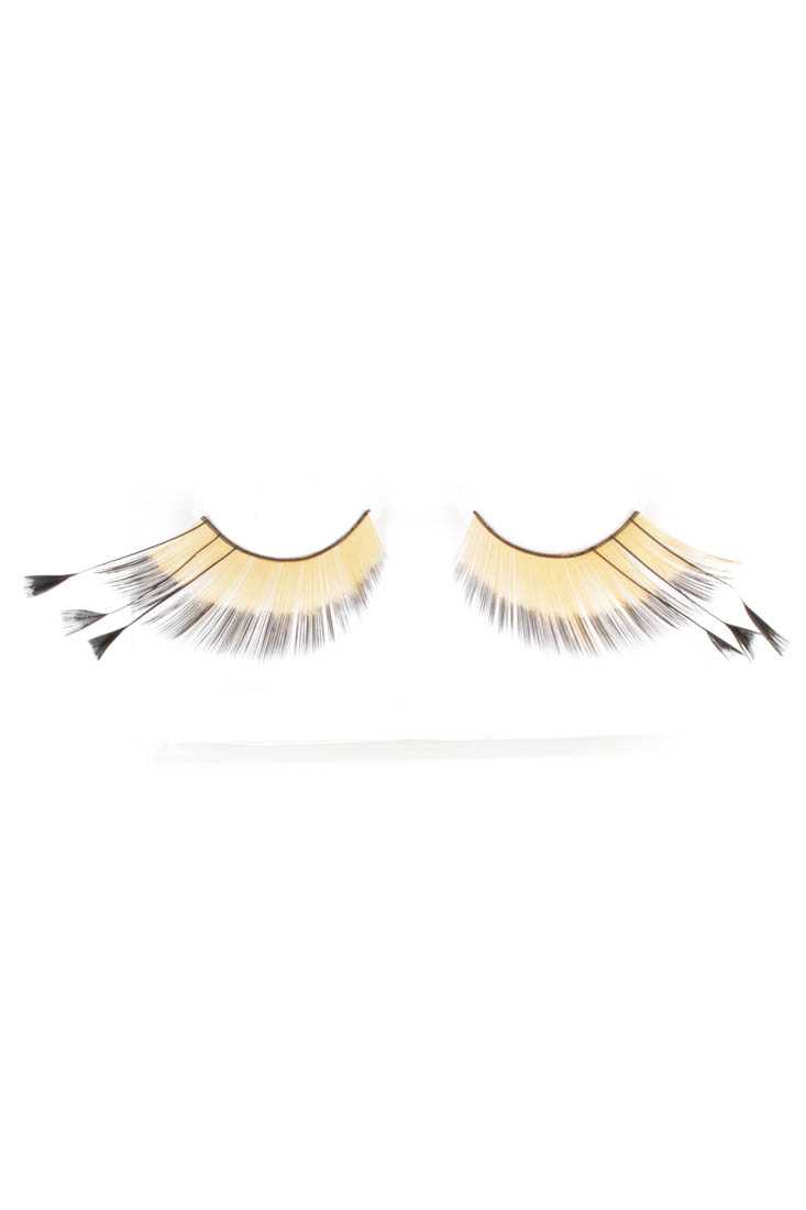 Gold Two Tone Faux Eyelashes