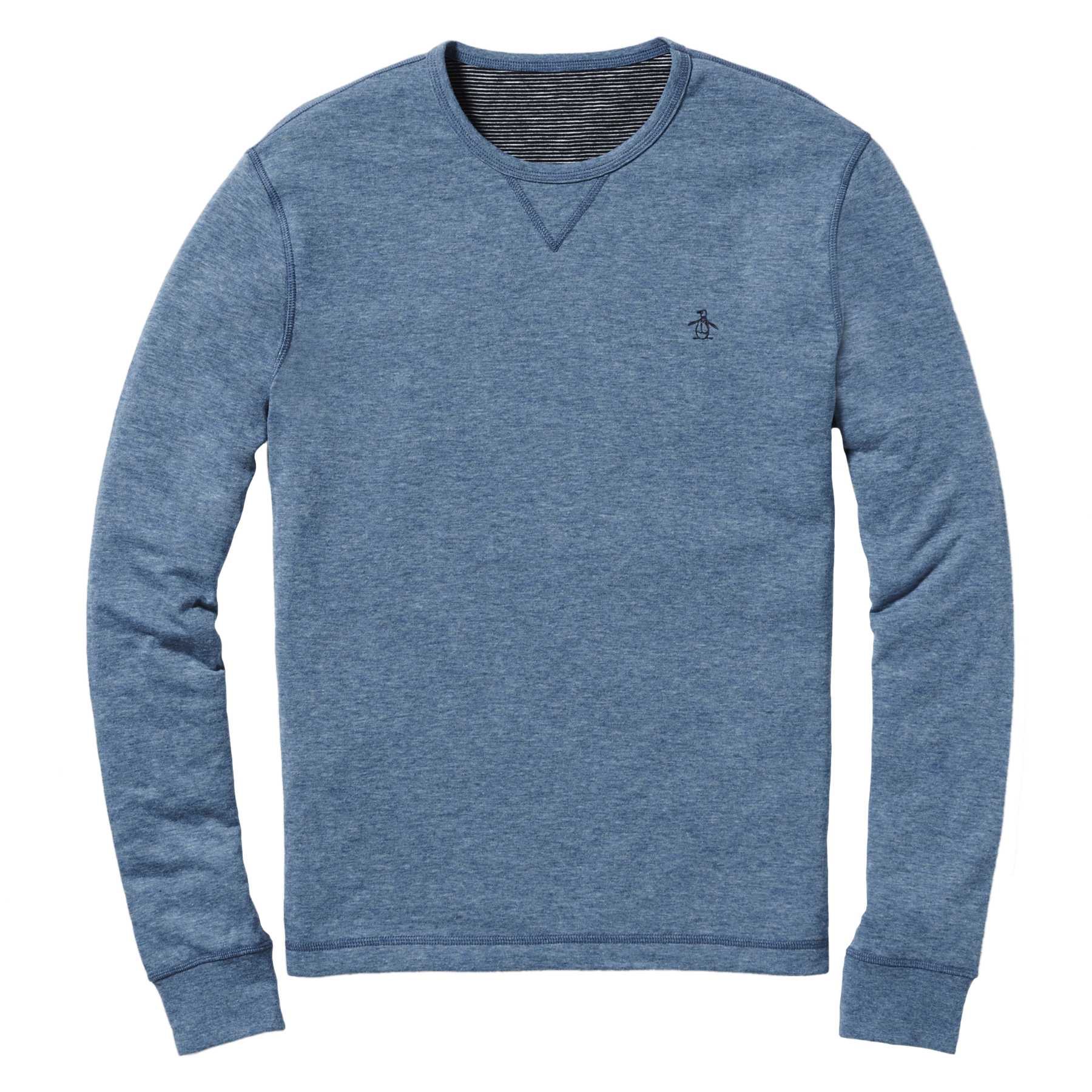 Original Penguin REVERSIBLE LONG SLEEVE TEE