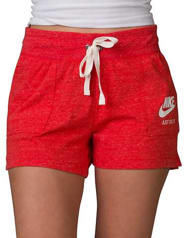 NIKE WOMENS Red Clothing / Athletic Shorts M