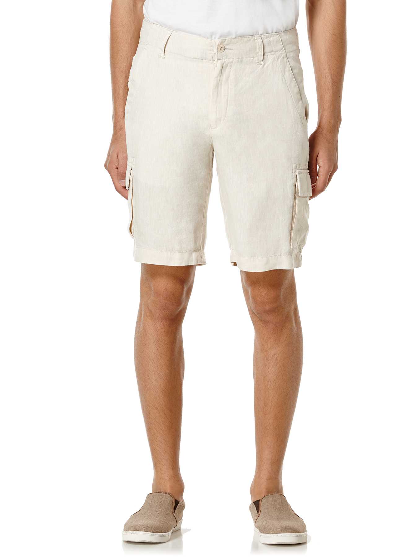 Cubavera 100% Linen Bermuda Cargo Short