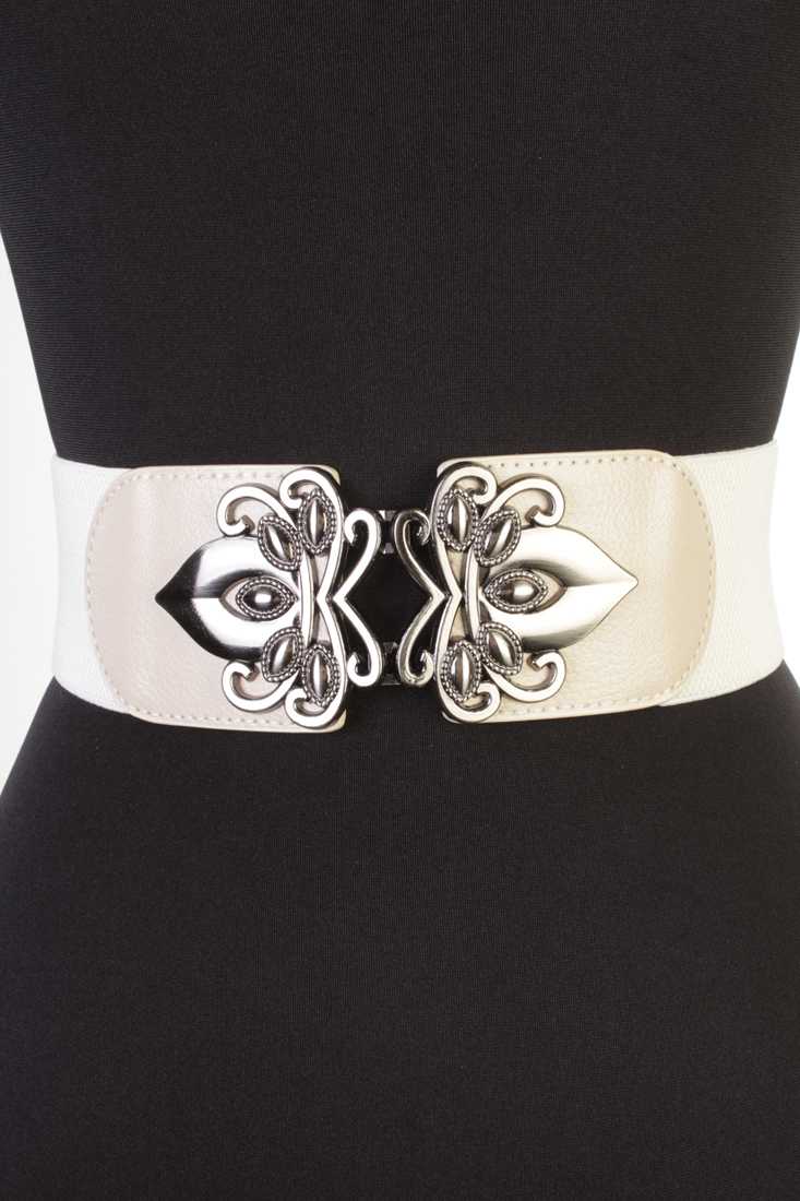 Rice High Polish Intricate Design Waist Belt