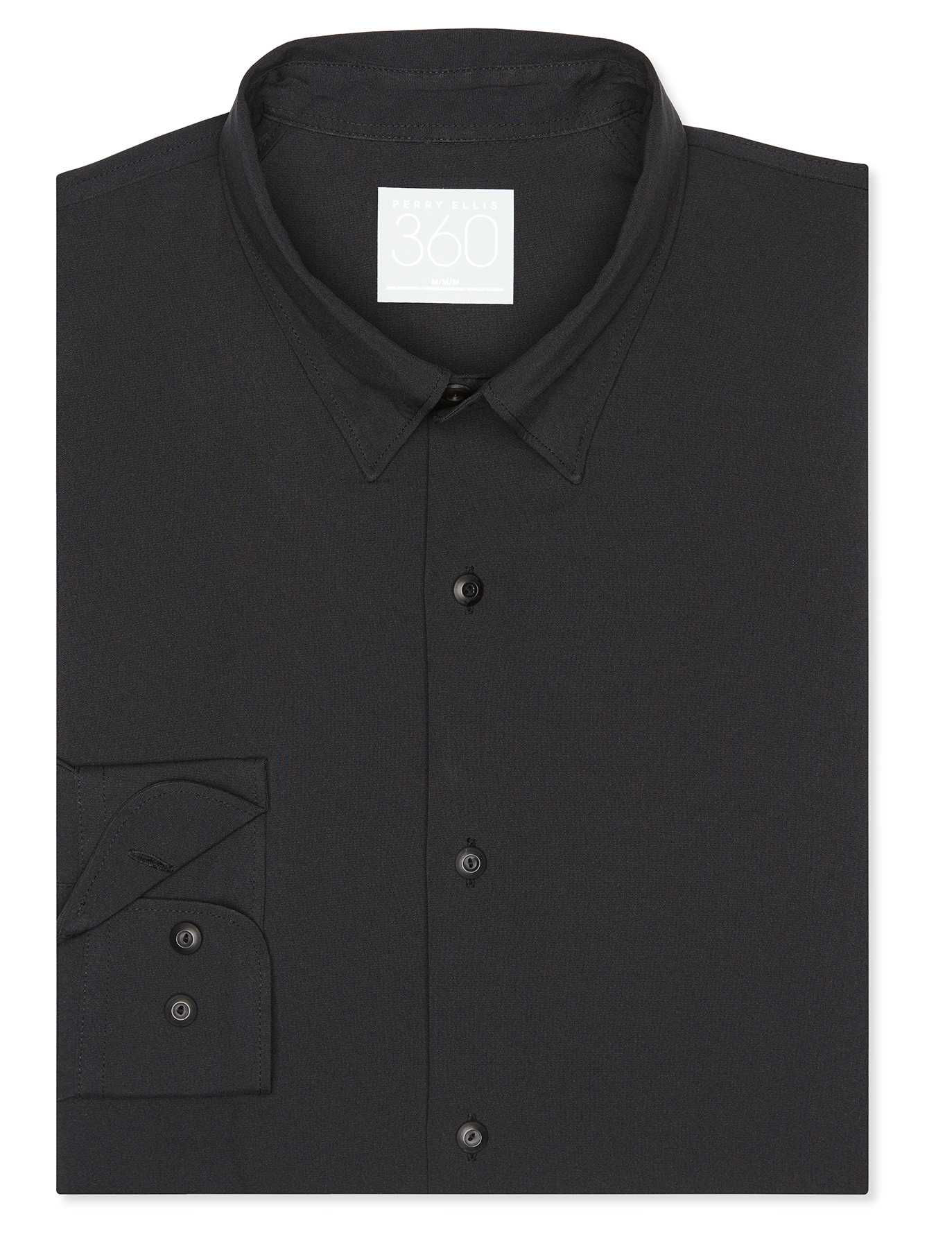 Perry Ellis Slim Fit Active Solid Shirt