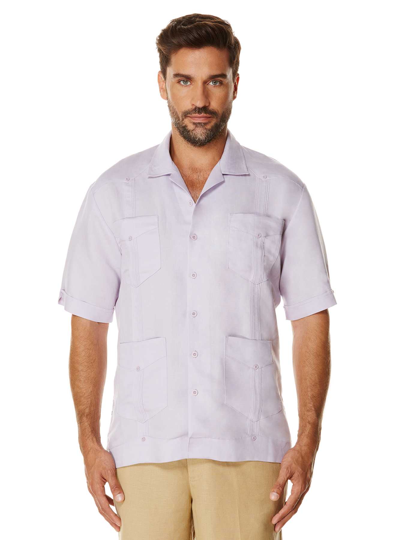 Cubavera Rayon Blend Short Sleeve Guayabera Shirt