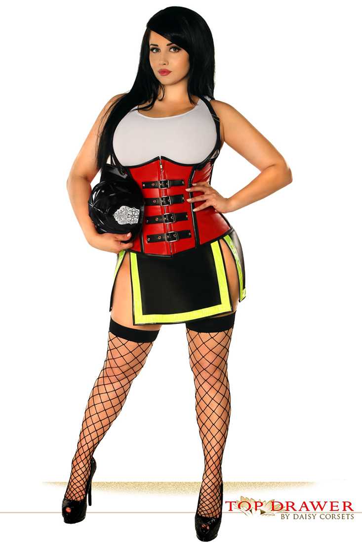 Five Alarm Firegirl Costume Plus