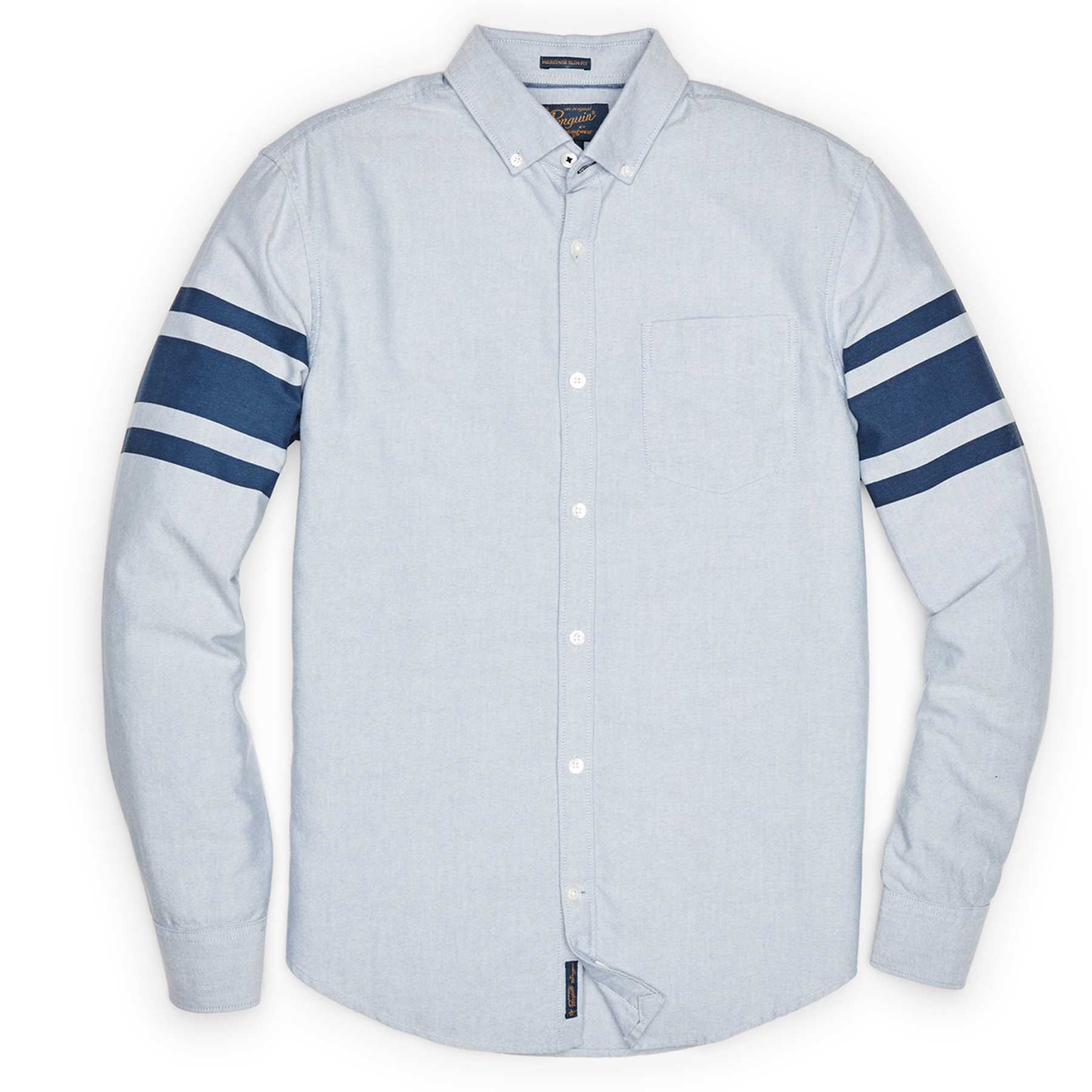 Original Penguin BRUSHED OXFORD SHIRT WITH SLEEVE STRIPE