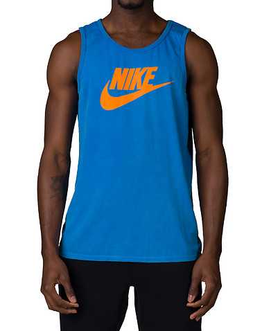 NIKE MENS Medium Blue Clothing / Tank Tops 3XL