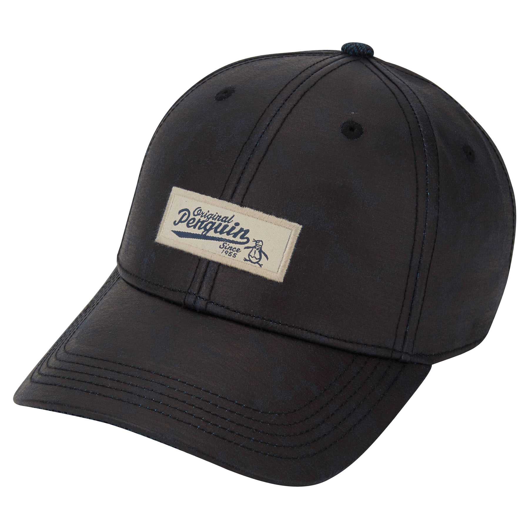 Original Penguin WAXED FABRIC BASEBALL CAP