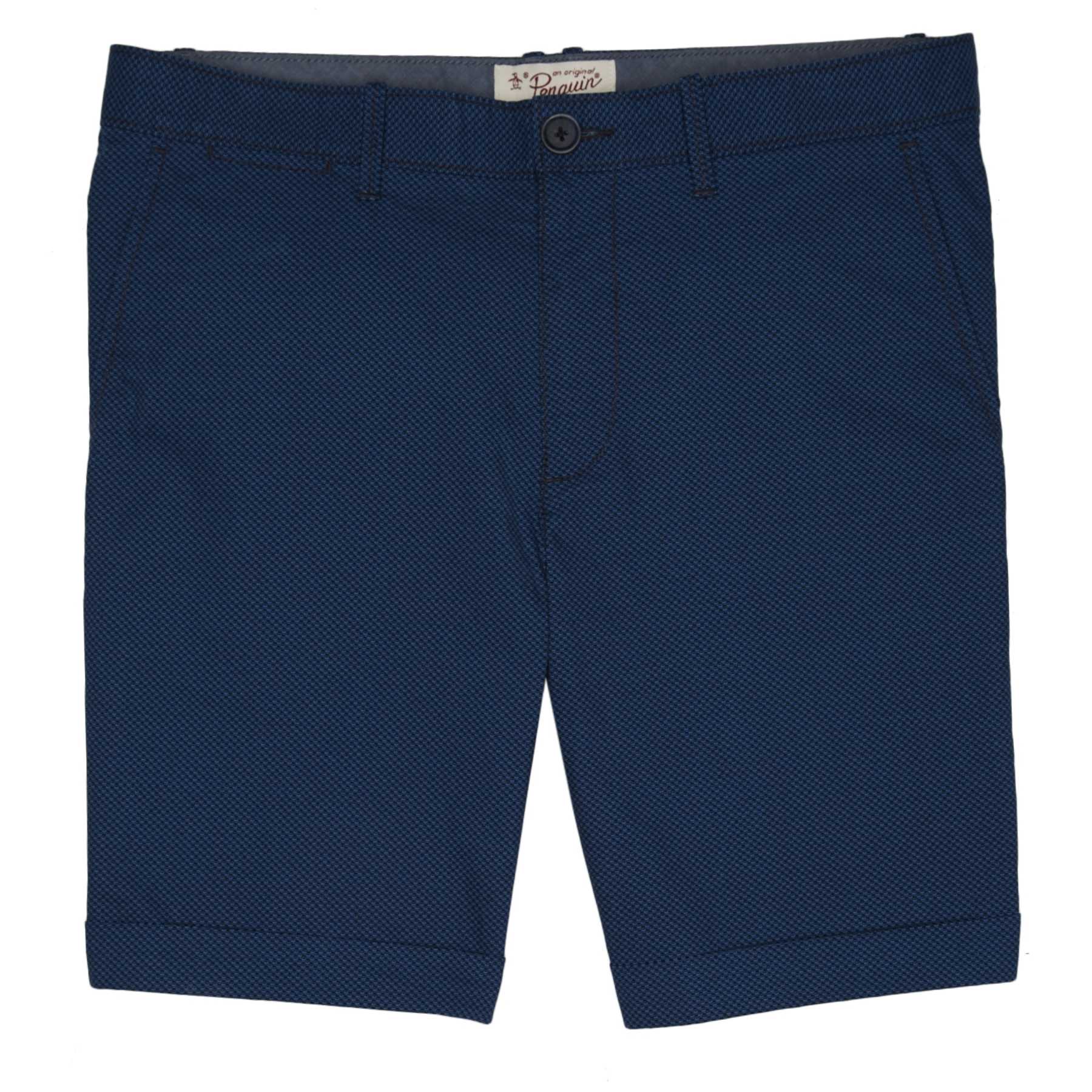 Original Penguin MICRO TEXTURE CUFFED SHORT