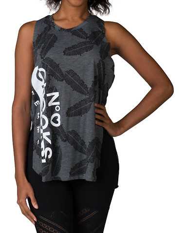 CROOKS AND CASTLES WOMENS Grey Clothing / Tank Tops M