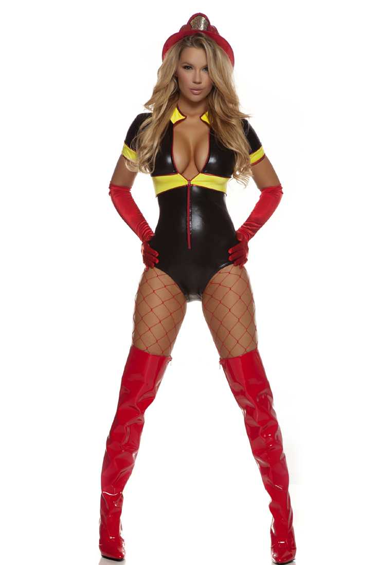 Hot Spot Sexy Firefighter Authority Costume