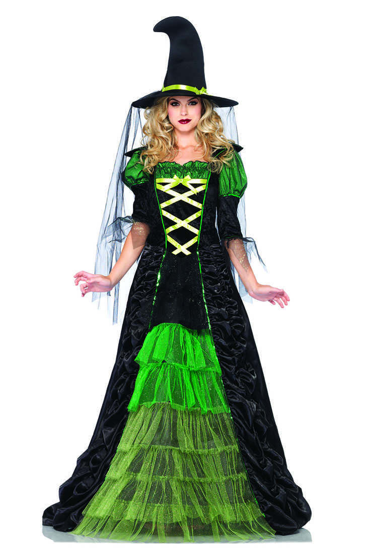 Black Green 2 Pc. Storybook Witch Costume