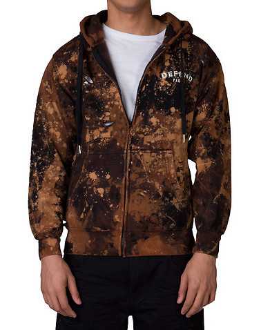 DEFEND PARIS MENS Brown Clothing / Sweatshirts L