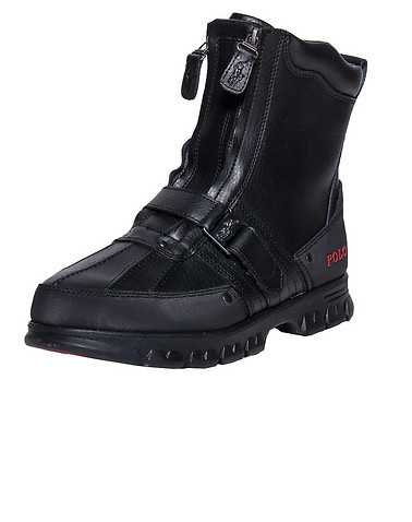 POLO FOOTWEAR MENS Black Footwear / Boots