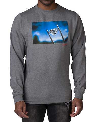 DIAMOND SUPPLY COMPANYENS Grey Clothing / Sweatshirts