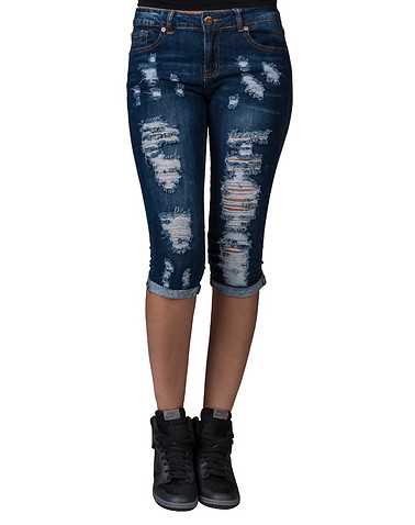 ESSENTIALS WOMENS Blue Clothing / Denim Shorts