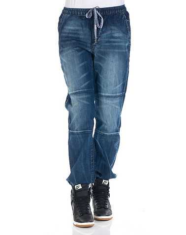 ESSENTIALS WOMENS Blue Clothing / Bottoms 0