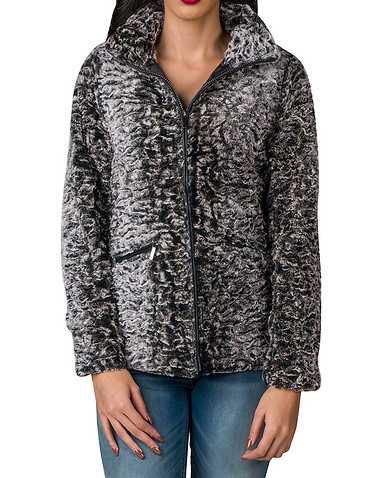 ESSENTIALS WOMENS Grey Clothing / Heavy Jackets