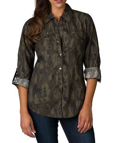 ESSENTIALS WOMENS Green Clothing / Tops