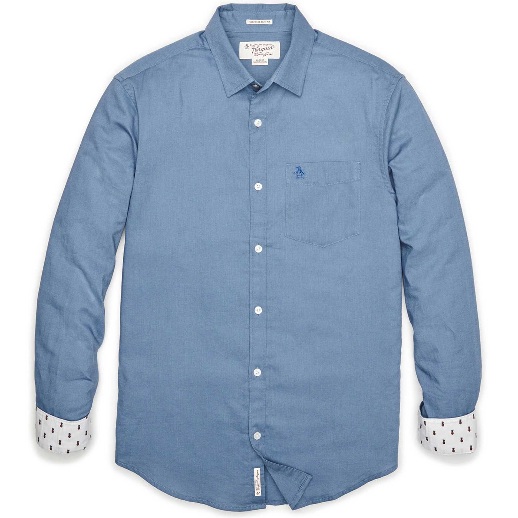Original Penguin SOLID WOVEN SHIRT