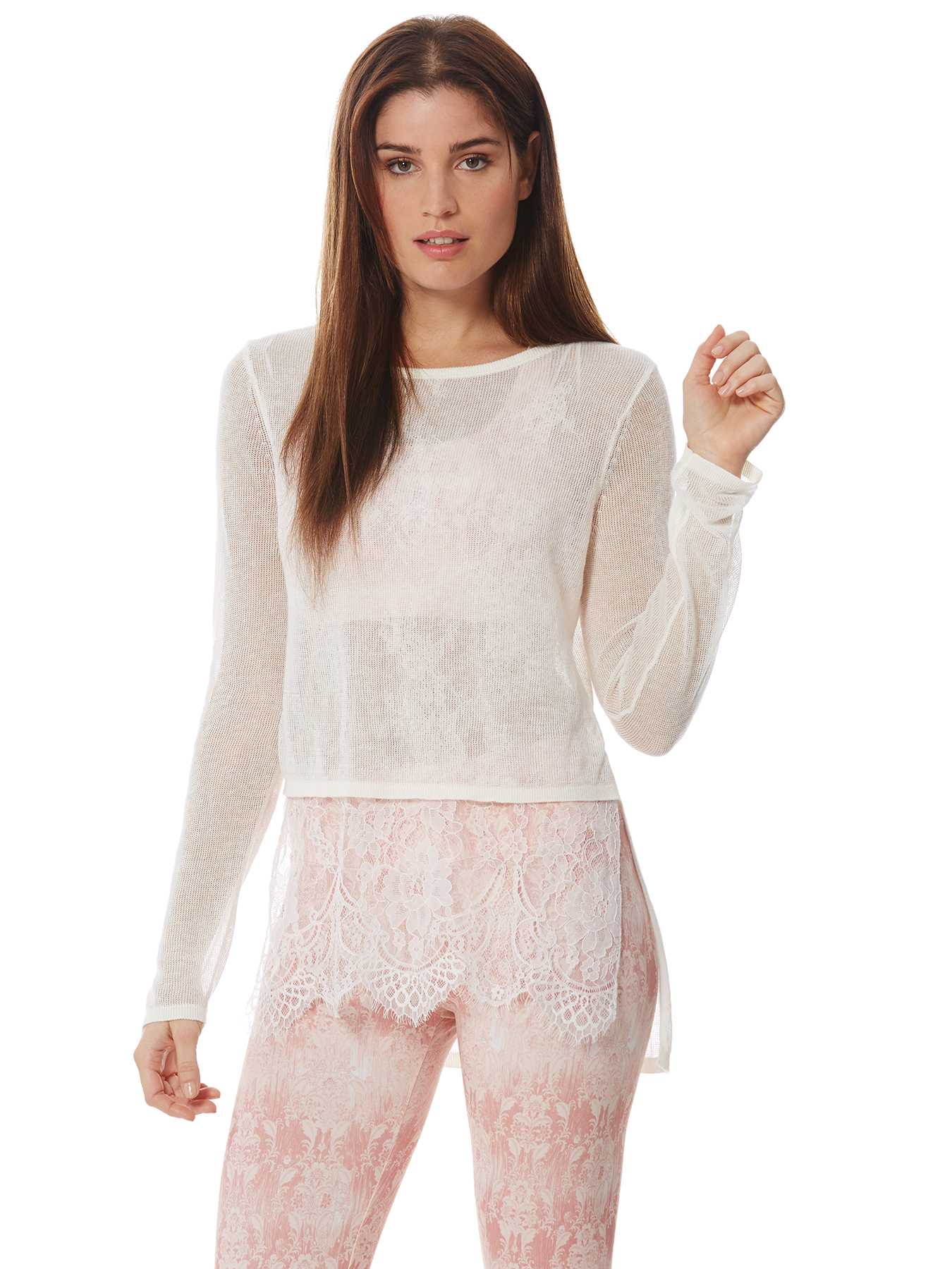 Peony Long Sleeve Lace Top