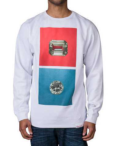 DIAMOND SUPPLY COMPANY MENS White Clothing / Sweatshirts