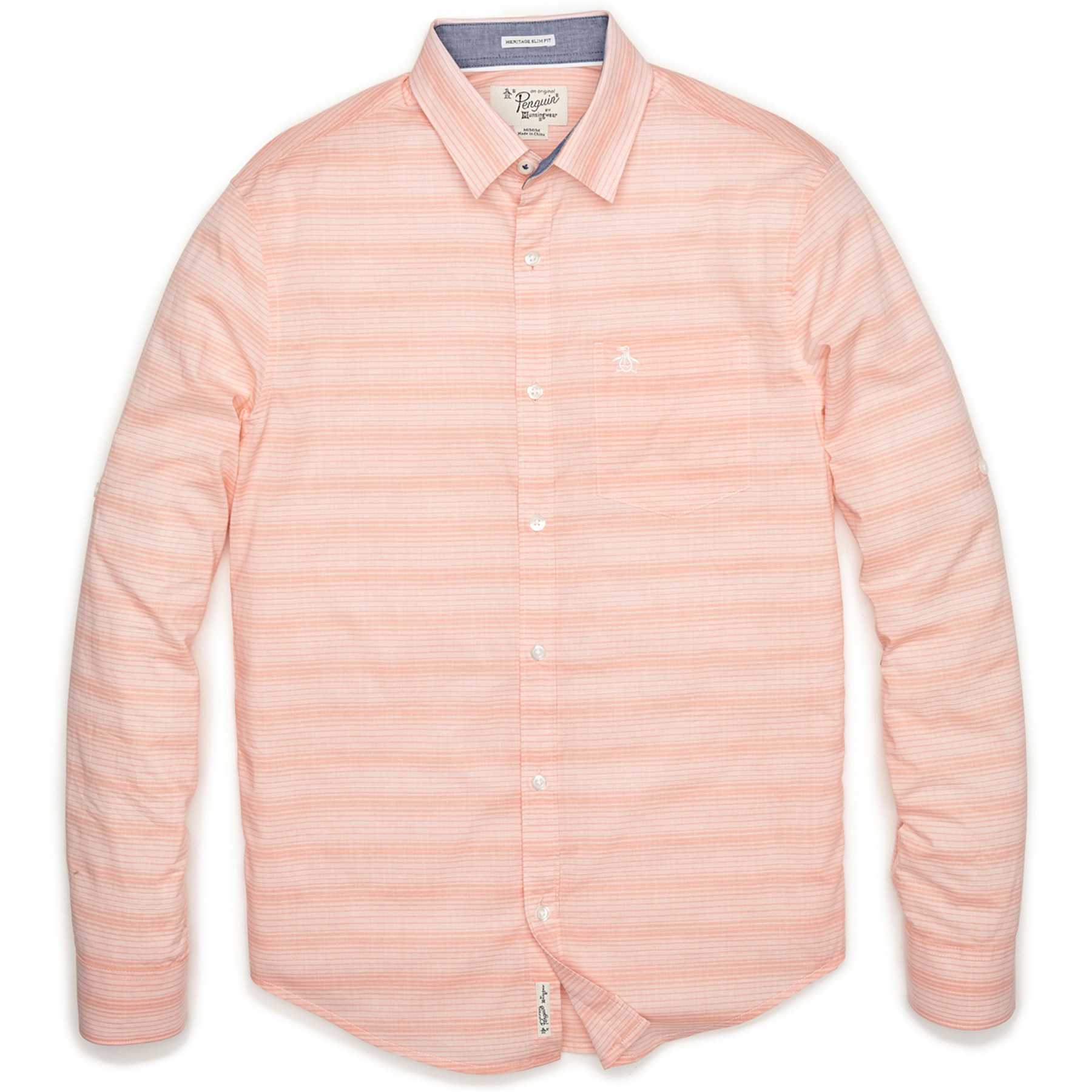 Original Penguin HORIZONTAL END ON END STRIPE SHIRT